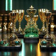 Turnyro prizai ir trofėjai gaming lounge