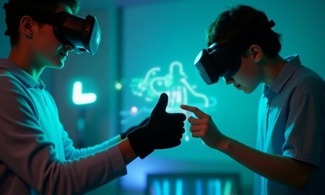 Edukacinis VR žaidimas Virtualios realybės kambaryje