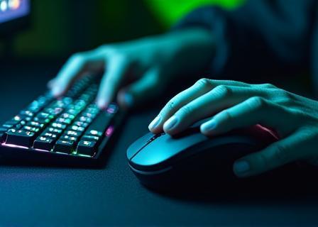 Elektroniniai sporto žaidėjai komandinėje kovos akimirkoje